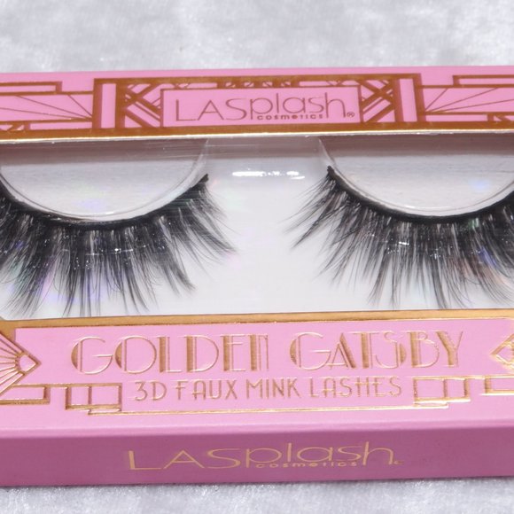 LA Splash Golden Gatsby 3D Faux Mink Lashes - Picture 2 of 3
